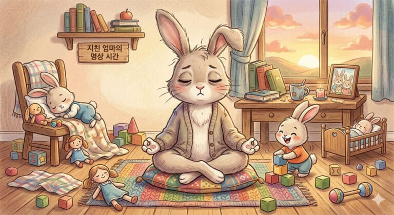 지친 육아 명상