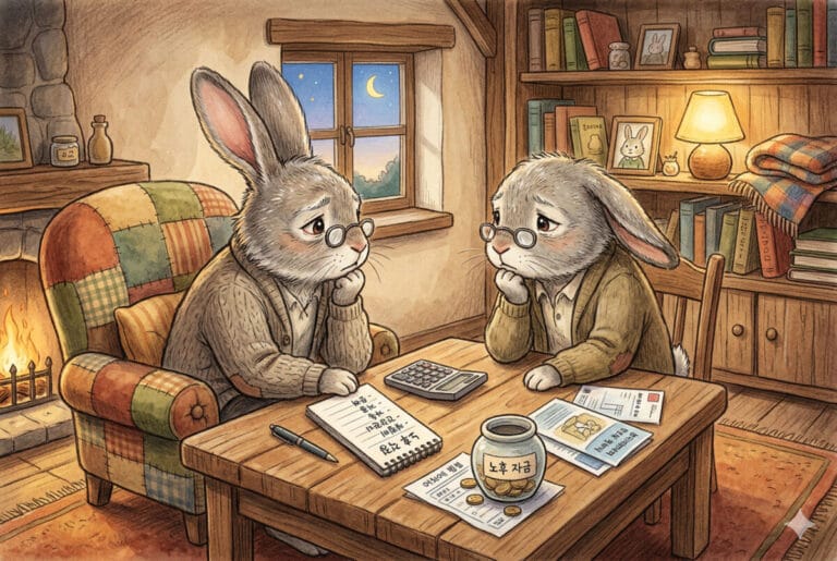 노후 걱정 및 준비