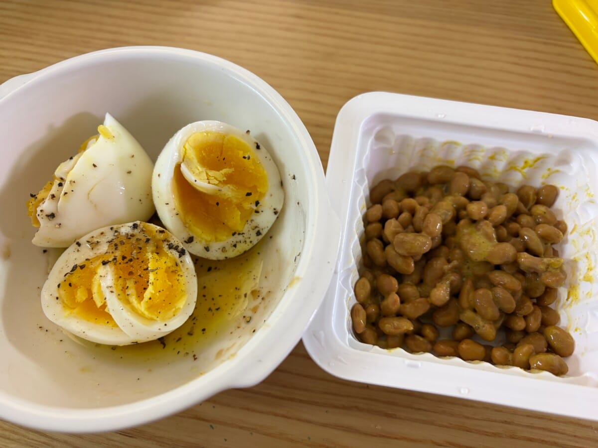 계란 두알 낫또